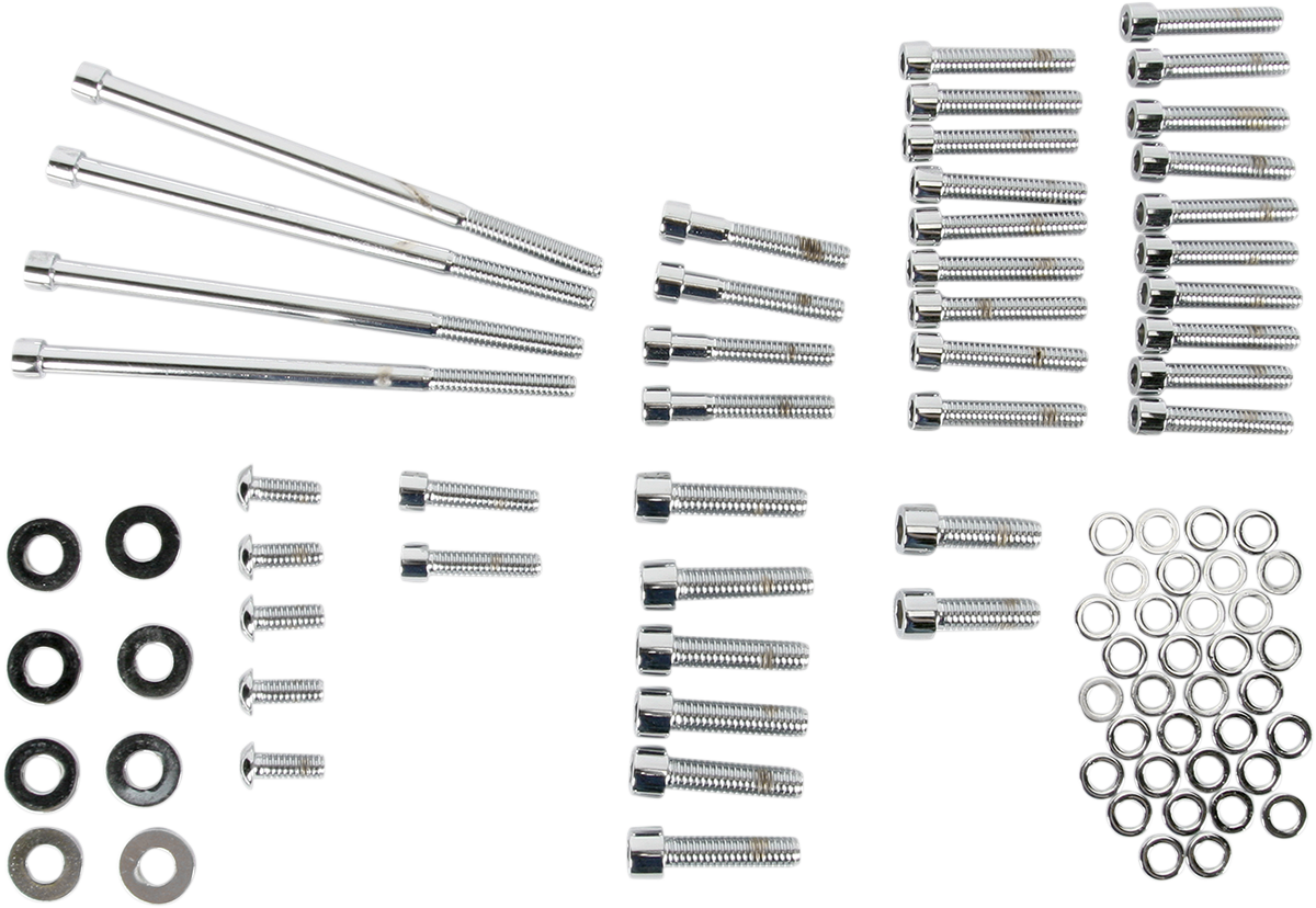 GARDNER-WESTCOTT Bolt Kit - Side Cover - Socket-Head - Chrome P-10-14-01