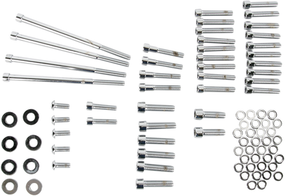 GARDNER-WESTCOTT Bolt Kit - Side Cover - Socket-Head - Chrome P-10-14-01