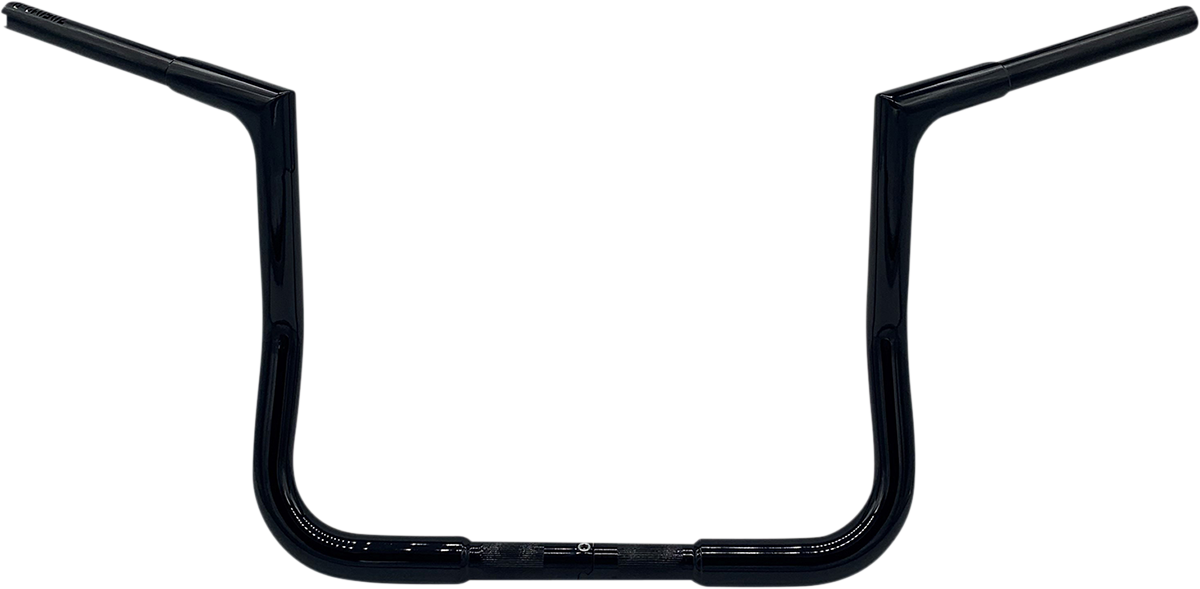 FAT BAGGERS INC. 1-1/4" EZ Install Flat Top Handlebar - 12" - Black 705012-B