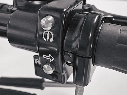 JOKER MACHINE JX Series Throttle Housing - Single Cable - Black 03-147BLK