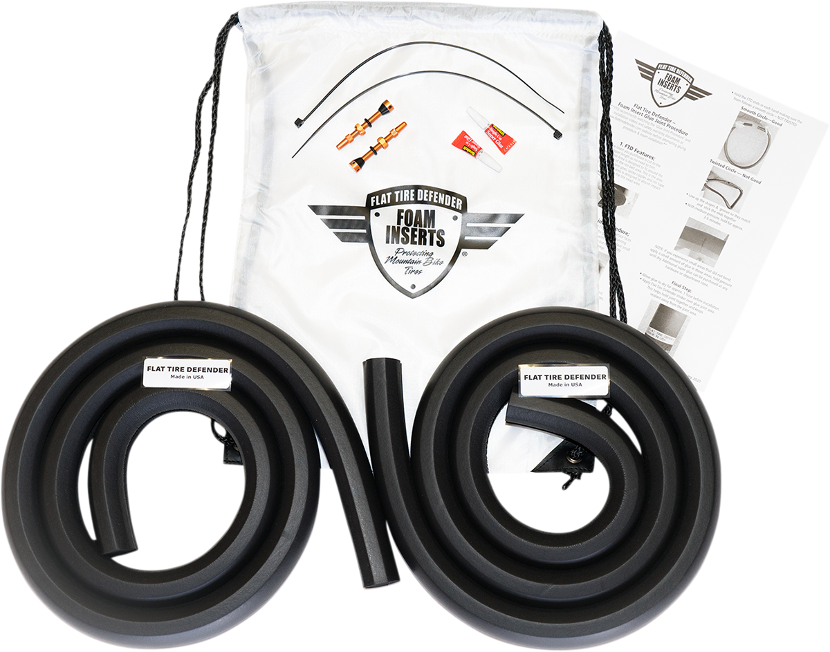 FLAT TIRE DEFENDER FTD II Foam Tire Inserts Kit - 27.5" - 2 Pack FTD-27-2