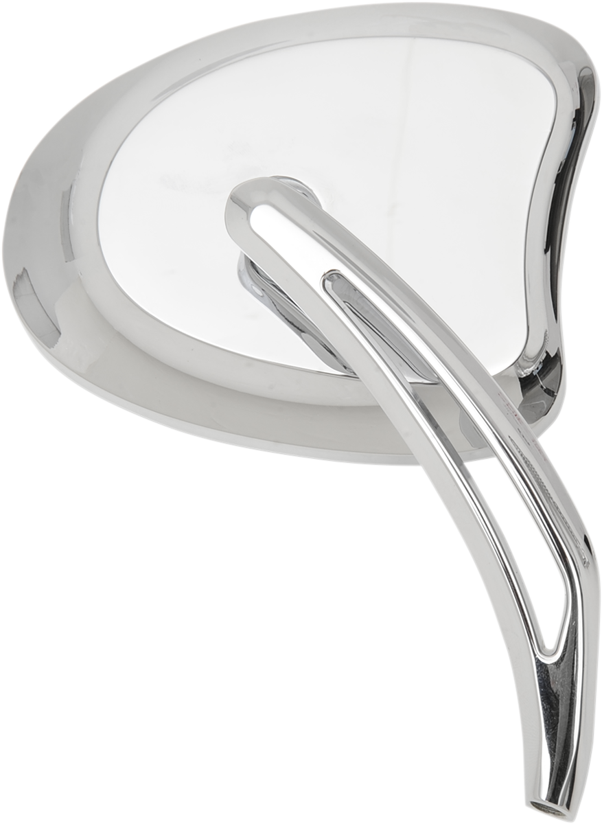 DRAG SPECIALTIES Mirrors - Side View - Tapered - Chrome - Short Stem - Pair 77888