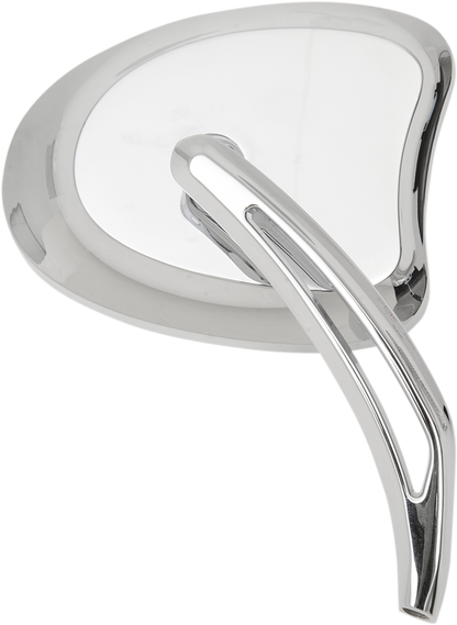 DRAG SPECIALTIES Mirrors - Side View - Tapered - Chrome - Short Stem - Pair 77888