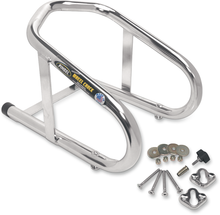 PINGEL Wheel Chock - Removable - Chrome - 6-1/2" WC650