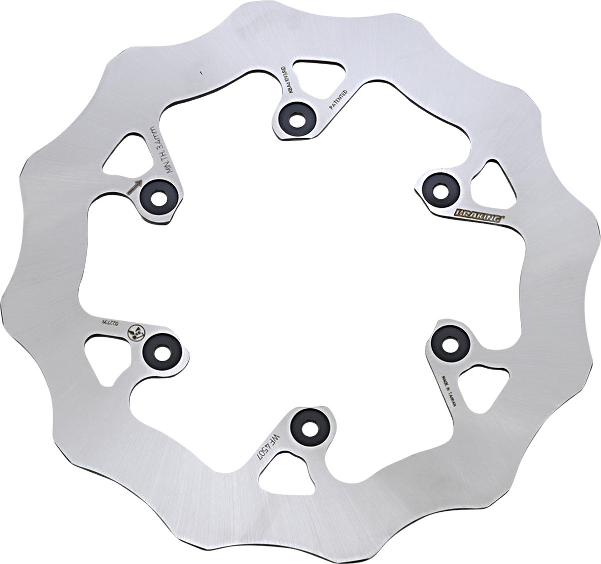 BRAKING Brake Rotor - Rear - Yamaha WF4507