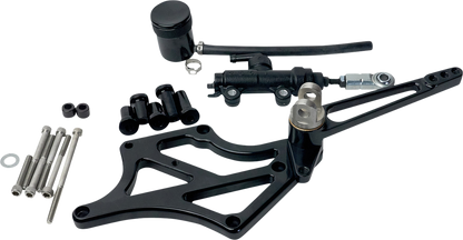 SPEED MERCHANT Mid-Controls - without Pegs - Black - FL '17-'23 SM-M8FLMIDWOPBK