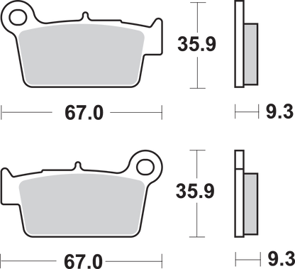 SBS Off-Road Sintered Brake Pads 790SI