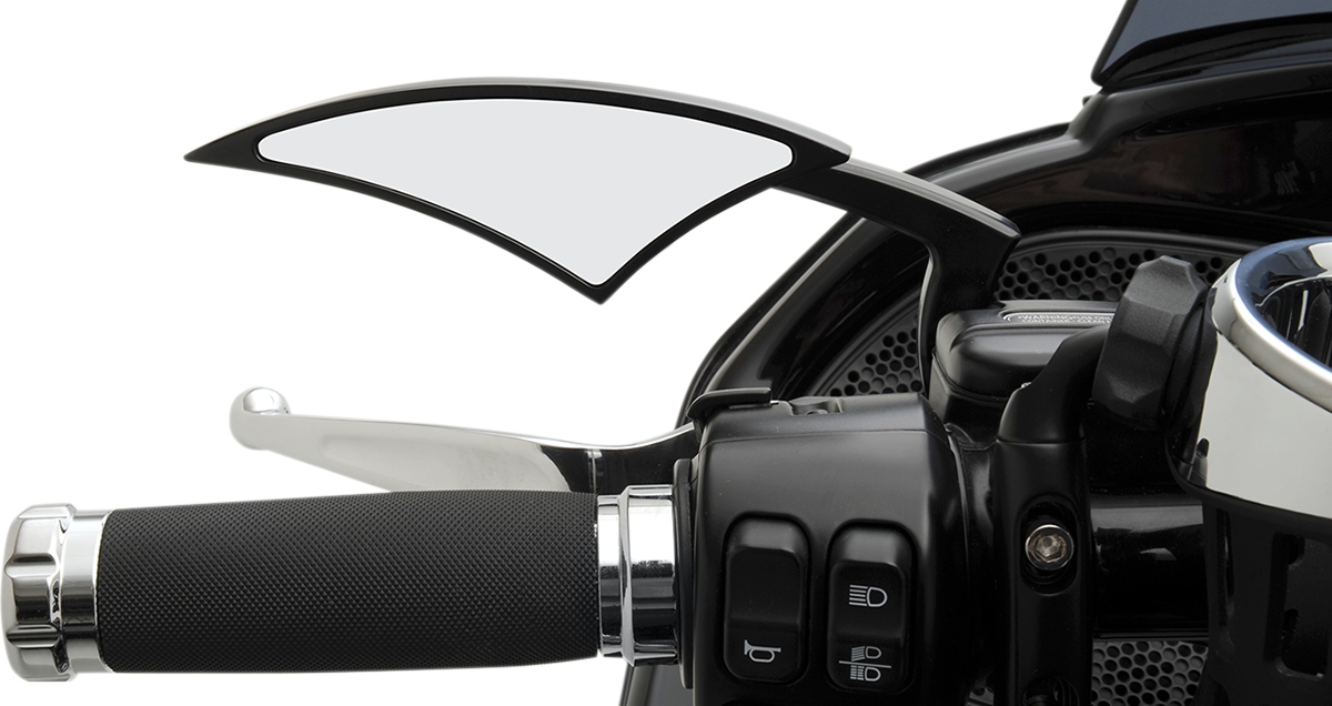 PAUL YAFFE BAGGER NATION Mirrors - Power - Side View - Teardrop - Black - Pair PYO:PMP-B