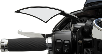 PAUL YAFFE BAGGER NATION Mirrors - Power - Side View - Teardrop - Black - Pair PYO:PMP-B