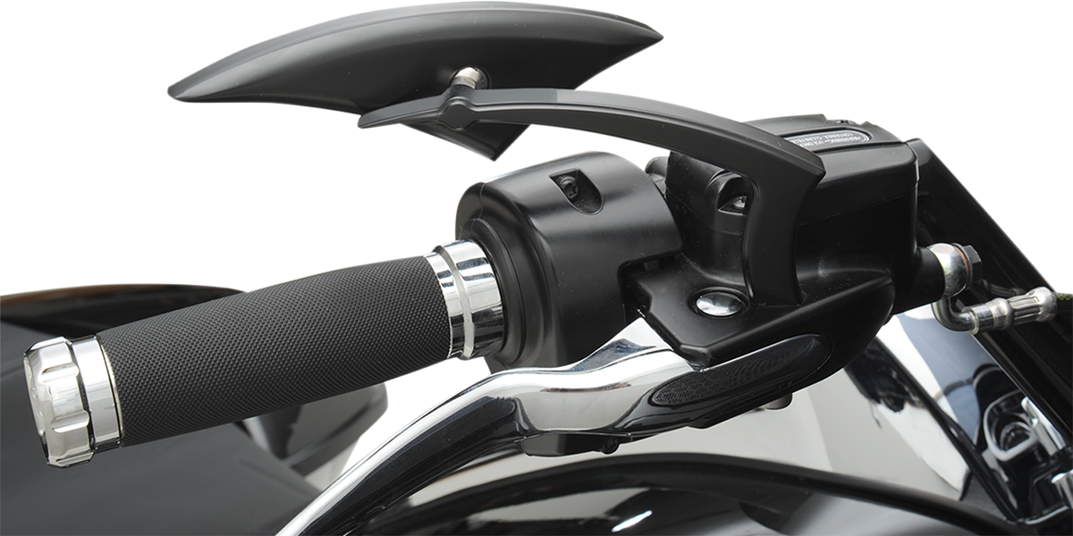 PAUL YAFFE BAGGER NATION Mirrors - Power - Side View - Teardrop - Black - Pair PYO:PMP-B