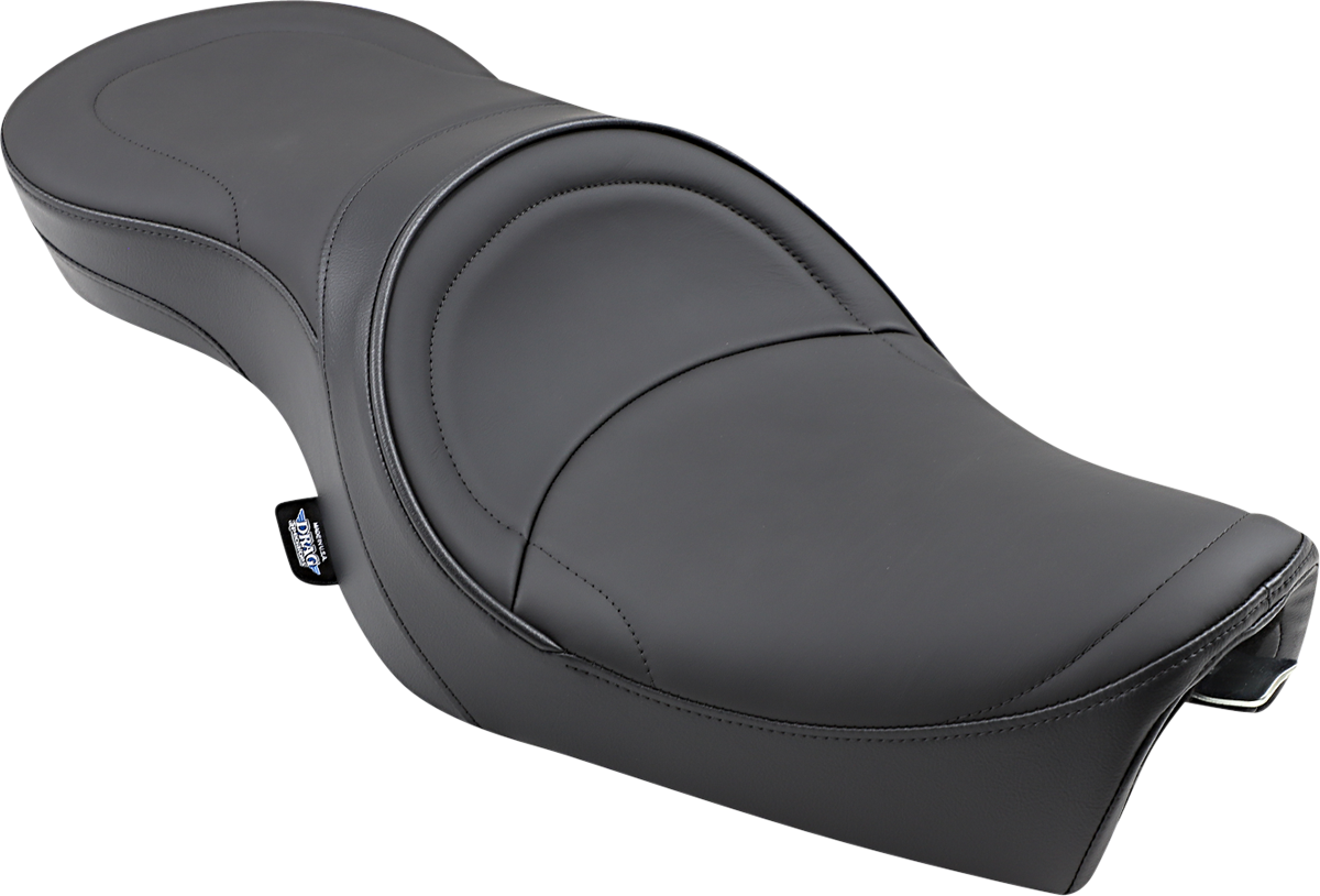 DRAG SPECIALTIES SEATS Low Profile Seat - Mild Stitched - XL '04-'22 0804-0258