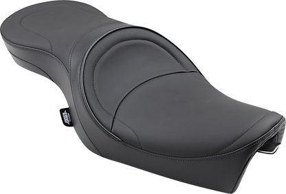 DRAG SPECIALTIES SEATS Low Profile Seat - Mild Stitched - XL '04-'22 0804-0258