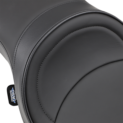 DRAG SPECIALTIES SEATS Low Profile Seat - Mild Stitched - XL '04-'22 0804-0258