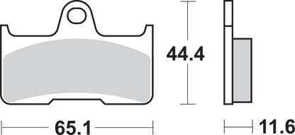 SBS Off-Road Sintered Brake Pads - C-Force - 799SI 799SI