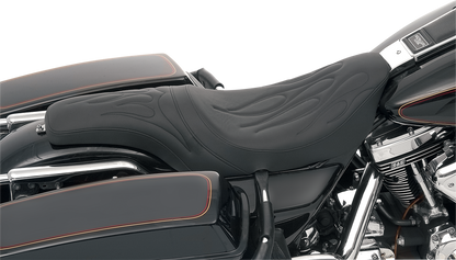 DRAG SPECIALTIES SEATS Predator Seat - Flame Stitched - FLHR/FLHX '97-'07 0801-0213