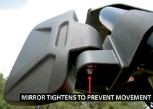 MOOSE OFFROAD Mirrors - Side View - Rectangle - Black - 1.5" 56-18081A
