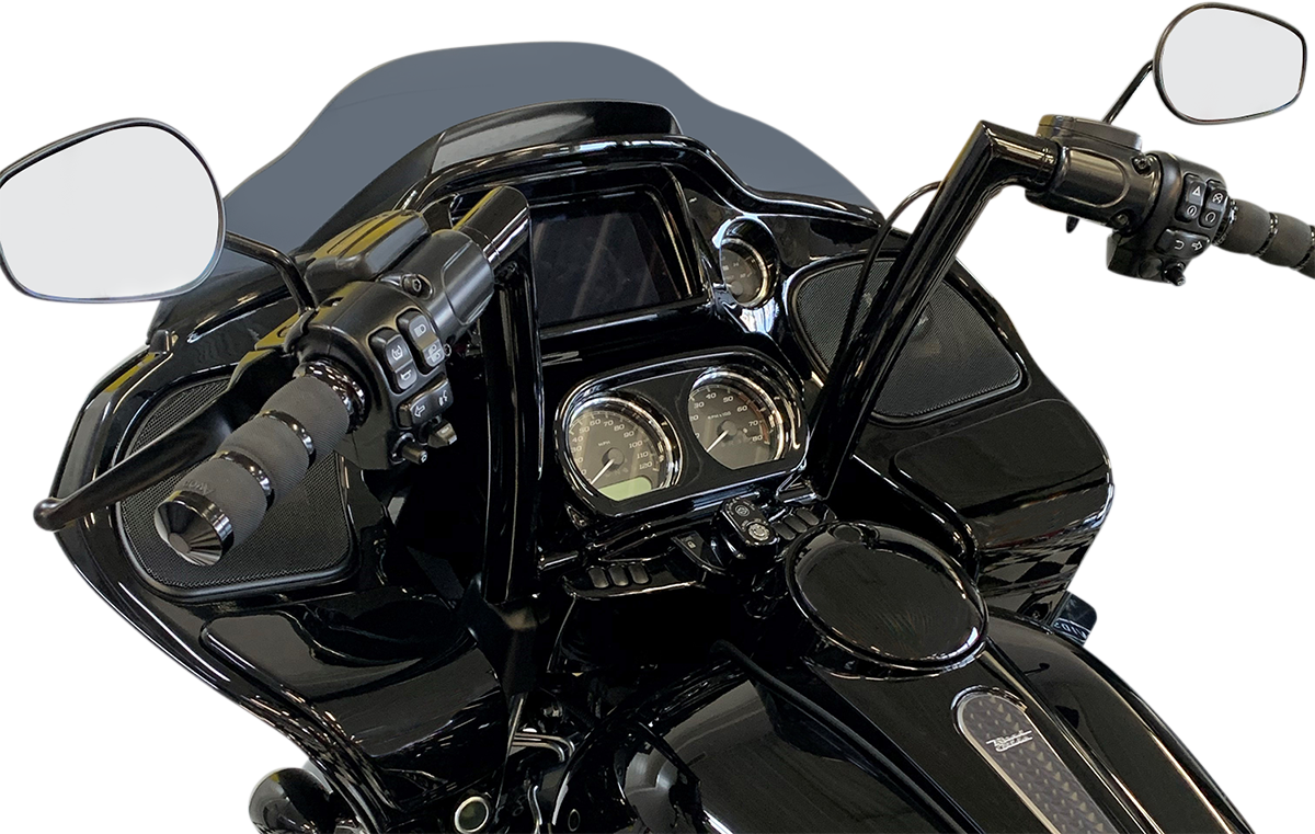 FAT BAGGERS INC. 1-1/2" EZ Install Flat Top Handlebar - 12" - Black 606012-B