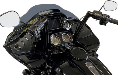 FAT BAGGERS INC. 1-1/2" EZ Install Flat Top Handlebar - 12" - Black 606012-B