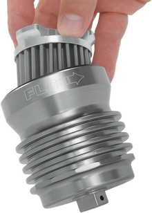 PC RACING Flo® "Spin-on" Oil Filter - Gunmetal Gray PCS1