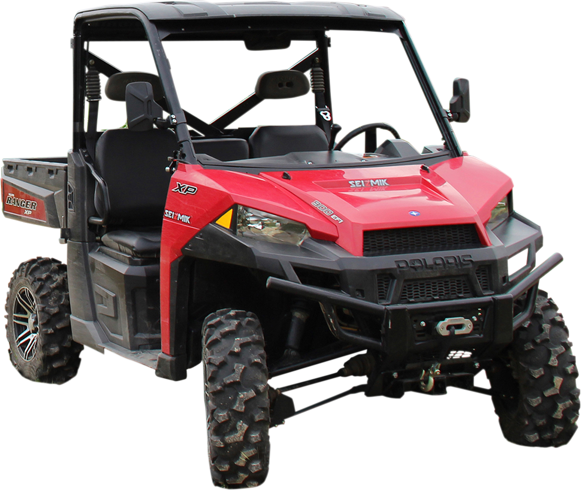 MOOSE OFFROAD Mirrors - Side View - Rectangle - Black 56-18083A