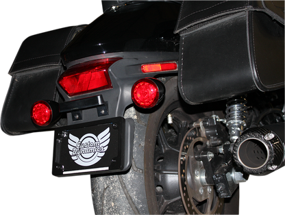 CUSTOM DYNAMICS ProBEAM® Turn Signals - Gloss Black/Red - Universal PB-UNV-RTS-R-B