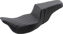 SADDLEMEN Step-Up Seat - Extended Reach - Front Lattice Stitch - FL '08-'24 808-07B-172E