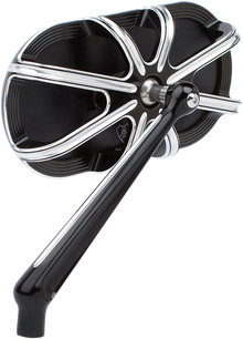 ARLEN NESS Mirror - Side View - Caged Series/10 Gauge - Black - Left 13-160
