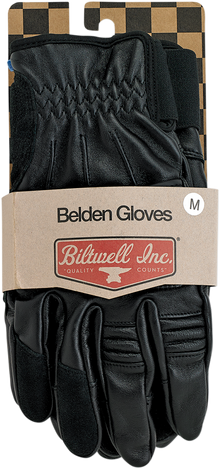 BILTWELL Belden Gloves - Black - 2XL 1505-0101-306