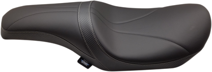 DRAG SPECIALTIES SEATS Predator Seat - Mild Stitched - Yaffe Gas Tank - FL '08-'23 0801-1073