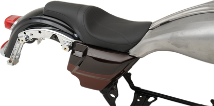 DRAG SPECIALTIES SEATS Predator Seat - Mild Stitched - Yaffe Gas Tank - FL '08-'23 0801-1073