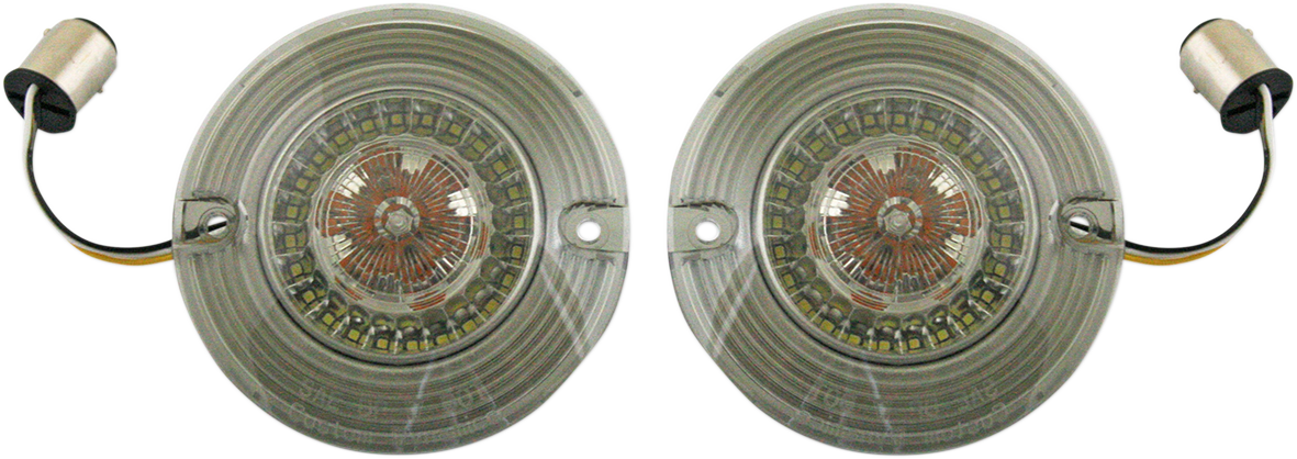 CUSTOM DYNAMICS ProBEAM® Turn Signal Lenses - Amber PB-F-LENS-AMBER
