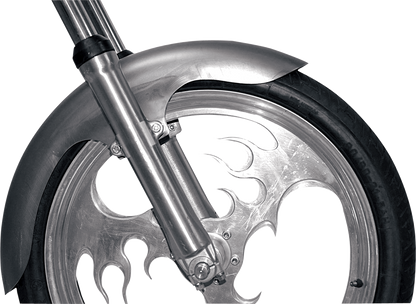 RWD V-TWIN Short Flared Front Fender - For 90/90-21 Wheel 4.5" W x 33" L RWD-CW4.5S