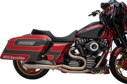 DRAG SPECIALTIES SEATS Predator 2-Up Seat - Smooth - FL '08-'22 0801-1268