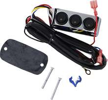 SHOW CHROME LED Switch Block Assembly - Clutch Side - Chrome 52-605LA