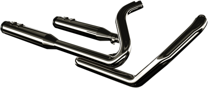 KHROME WERKS 2-into-2 Dominator Exhaust System - Eclipse® - '09-'16 FL - With 4-1/2" Muffler 201830