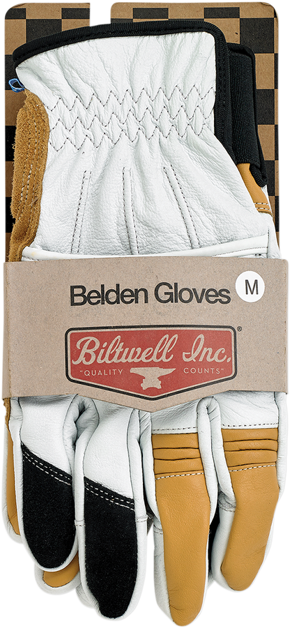 BILTWELL Belden Gloves - Cement - 2XL 1505-0409-306
