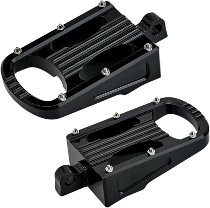BILTWELL Punisher Foot Pegs - Black - XL 7006-203-01