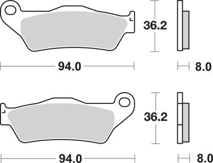 SBS Off-Road Sintered Brake Pads 671SI