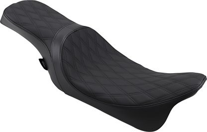 DRAG SPECIALTIES SEATS Predator 2-Up Seat - Double Diamond - Black Stitching - FL '08-'23 0801-1270