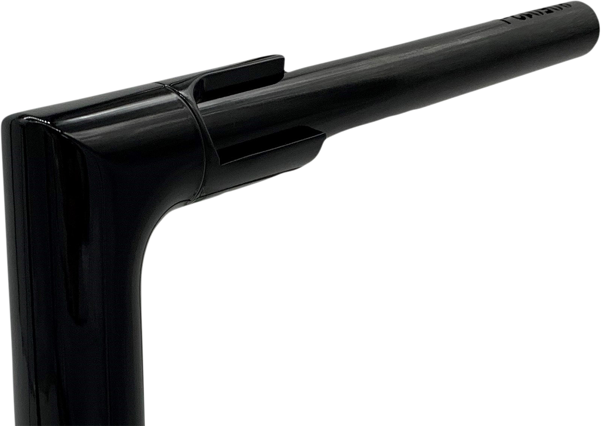 FAT BAGGERS INC. 1-1/2" EZ Install Flat Top Handlebar - 14" - Black 606014-B