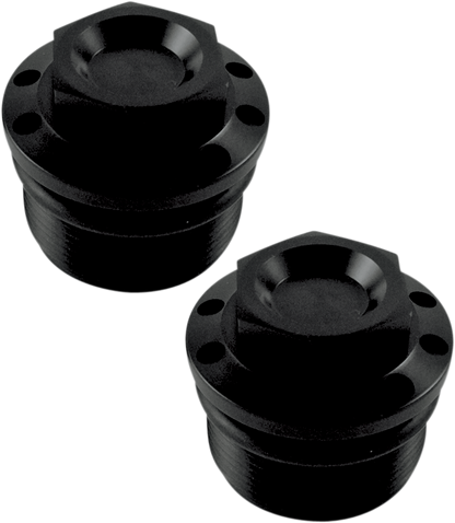 JOKER MACHINE Fork Tube Caps - 39 mm - Black 10-310B