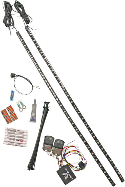 CUSTOM DYNAMICS Snowmobile LED Running Board Kit MWZ-OR-SNOW-01