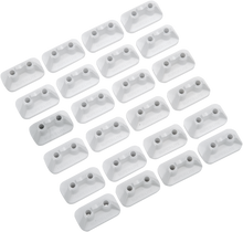 STUD BOY Double Backer Plates - White - For 2-Ply - 24 Pack 2512-P1-WHT