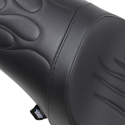 DRAG SPECIALTIES SEATS Predator Seat - Flame Stitched - FL/FX '00-'17 0802-0468