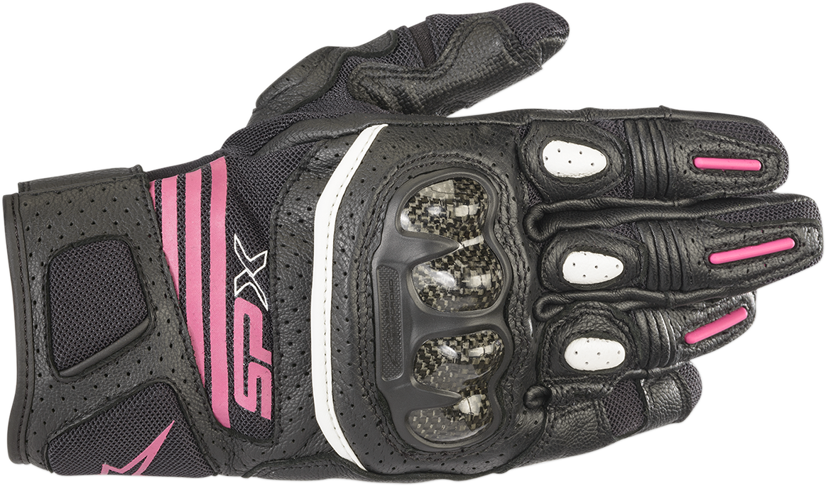 ALPINESTARS Stella SPX Air Carbon V2 Gloves - Black/Fuchsia - Medium 3517319-1039-M