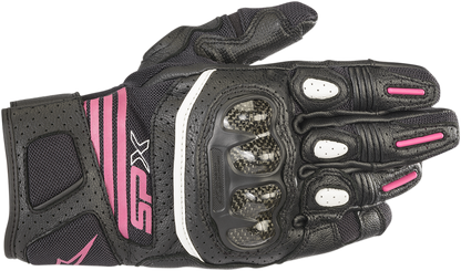 ALPINESTARS Stella SPX Air Carbon V2 Gloves - Black/Fuchsia - Medium 3517319-1039-M