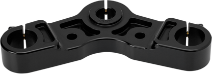 JOKER MACHINE Upper Triple Tree - Black Anodized - '10-'15 XL 1200X 10-333B