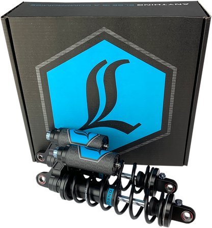 LEGEND SUSPENSION REVO ARC Piggyback Shocks - 14" - Heavy Duty - Black - '99-'17 Dyna 1310-1893