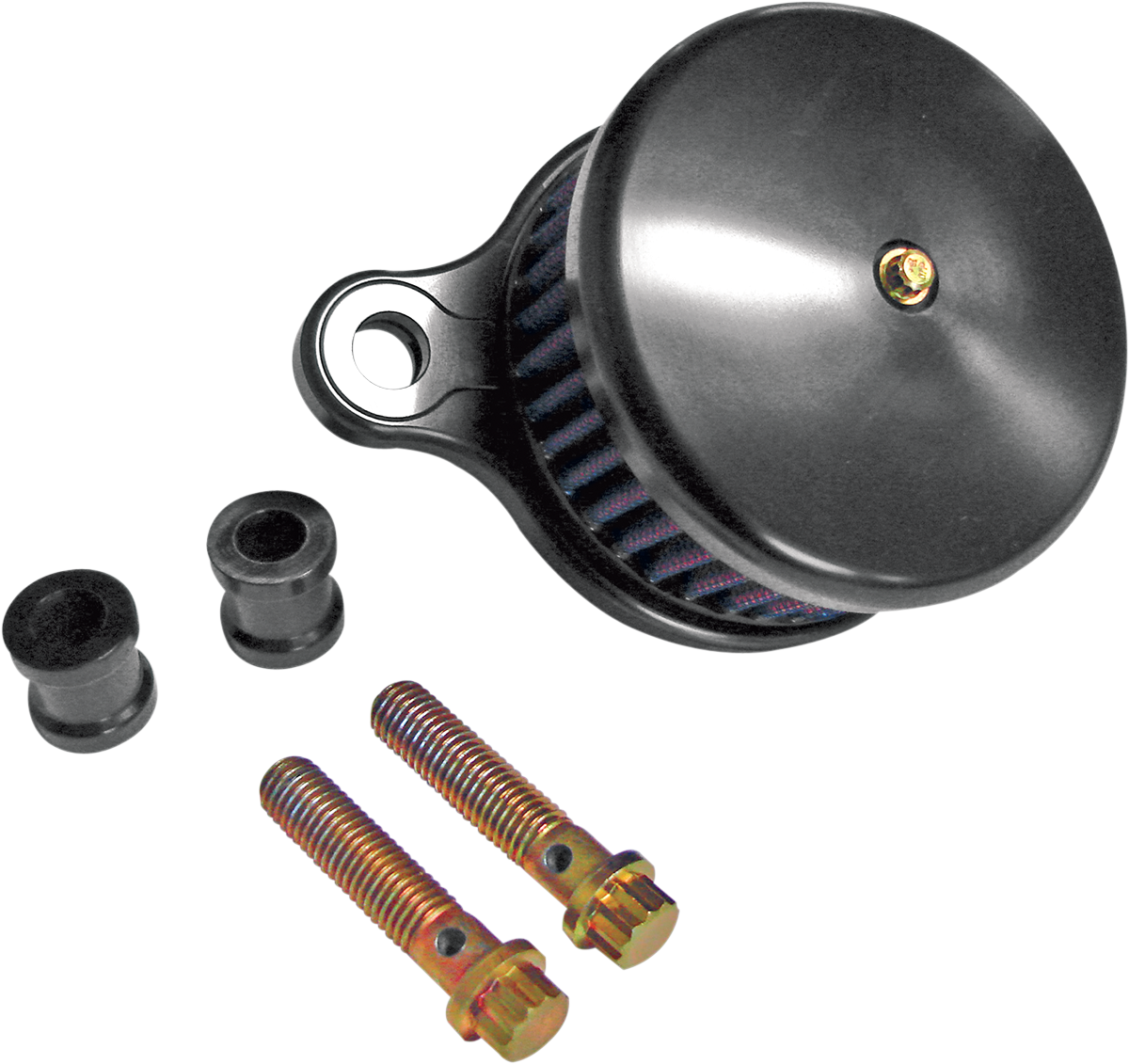 JOKER MACHINE High-Performance Air Cleaner Assembly Kit - Smooth Black 10-200B