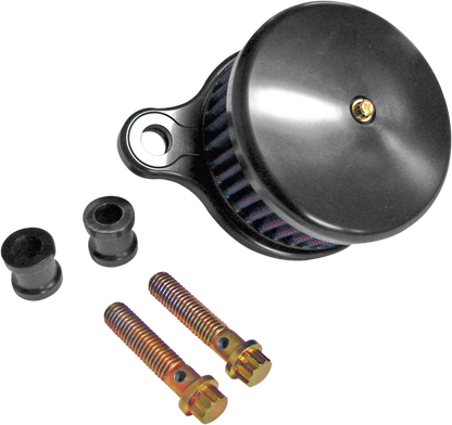 JOKER MACHINE High-Performance Air Cleaner Assembly Kit - Smooth Black 10-200B
